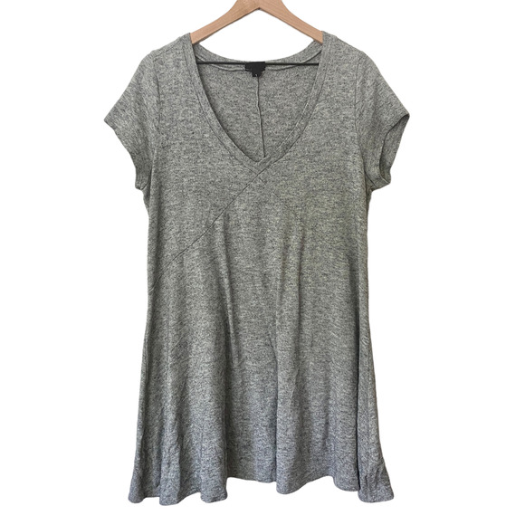 Torrid Hacci Knit Trapeze Dress in Heather Gray 1 14/16 - Picture 6 of 10